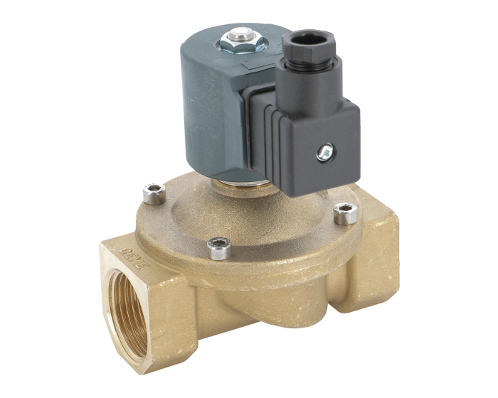 Brass solenoid valve VSO 84 direct acting normally closed